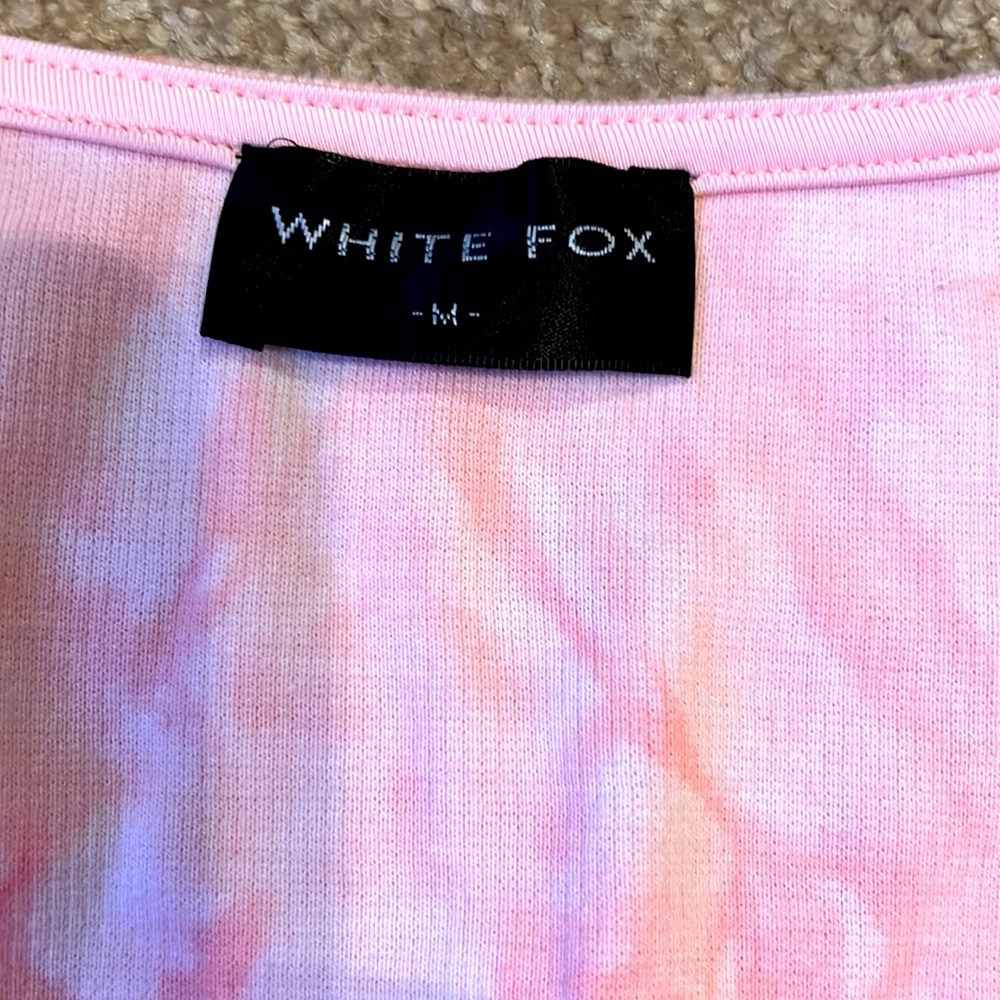 Washed/Never Worn Cute White Fox 🦊 Boutique Set - Medium Top - Small Bottoms 🌸 - Picture 2 of 5